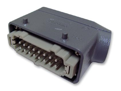 66 30 226 003300 HOOD + MALE INSERT, SIDE ENTRY, 10E HARTING