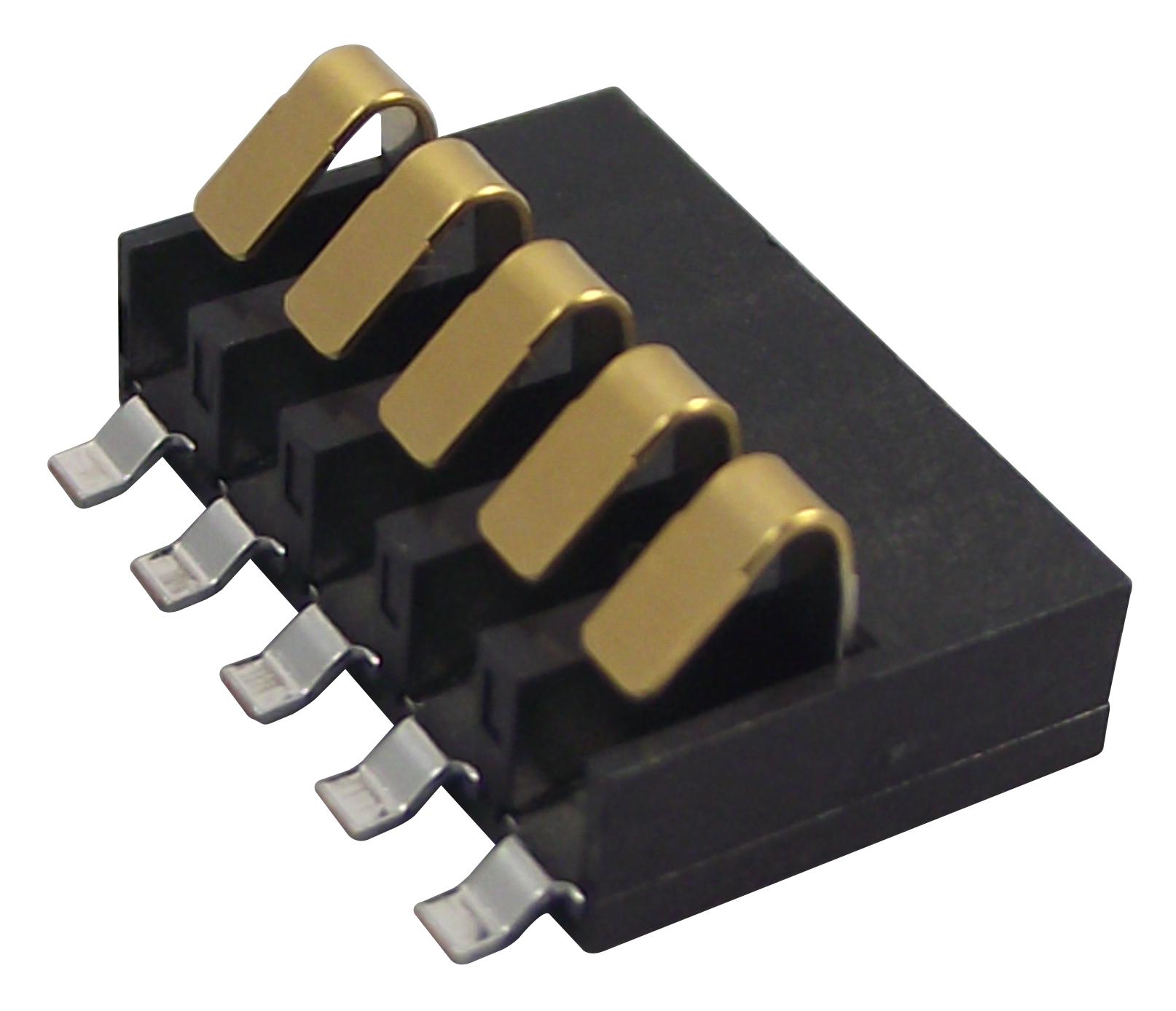 9155005003016 CONNECTOR, BATTERY, 5 POS, 2.3MM AVX INTERCONNECT