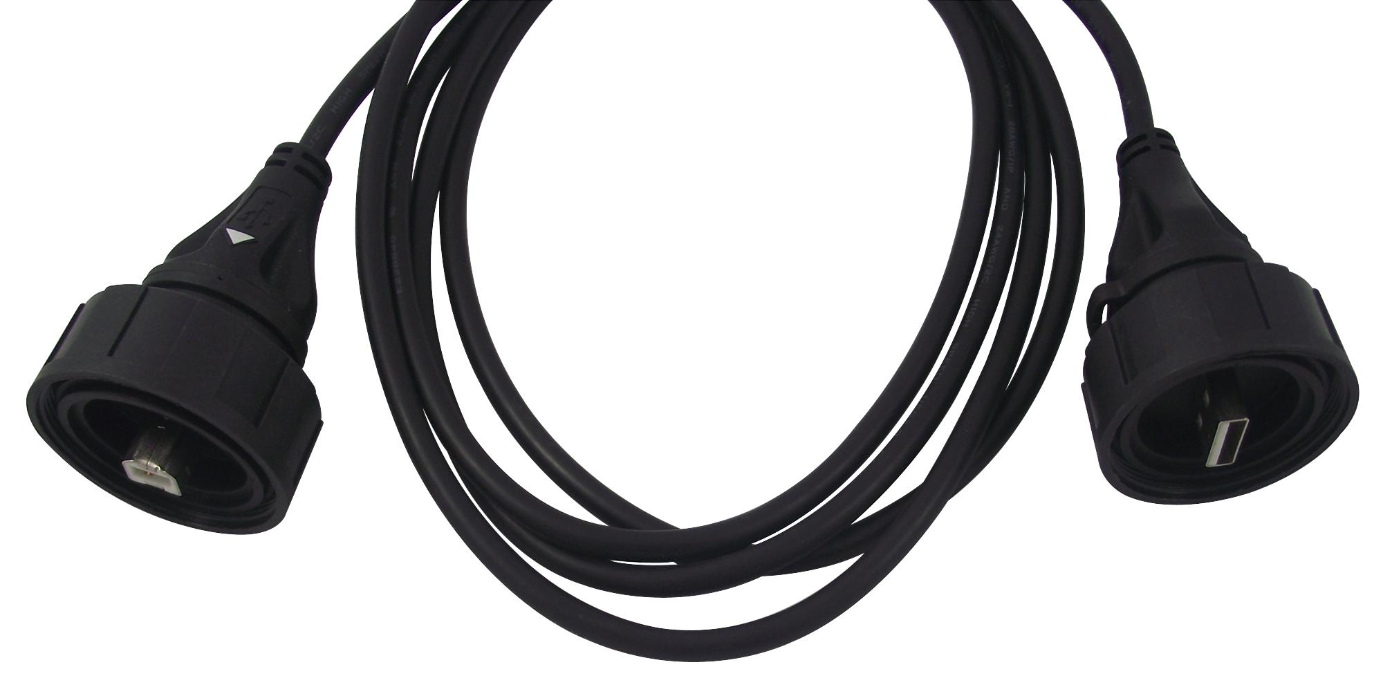 PX0841/AB/2M00 LEAD, USB A/B TYPE, 2M, IP68 BULGIN LIMITED