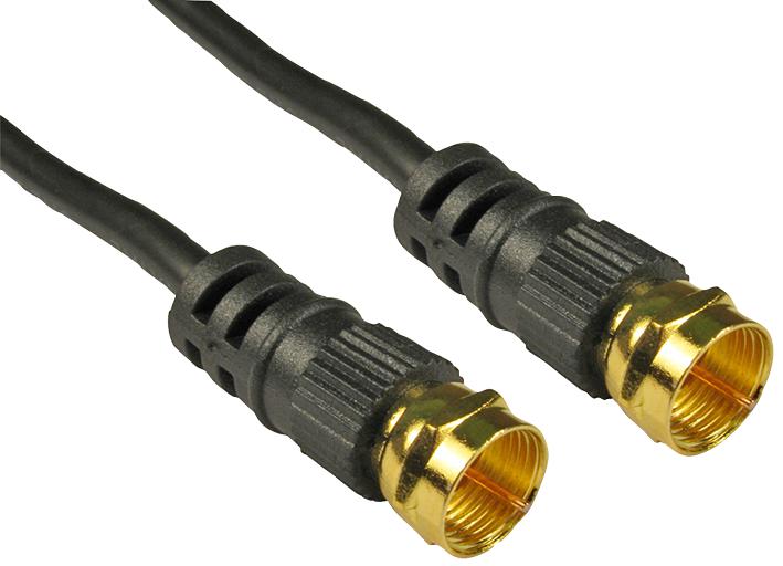 2FK-10 LEAD 10M F TYPE GOLD M-M BLK PRO SIGNAL