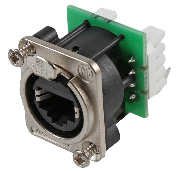 NE8FDV-YK CONNECTOR, MODULAR, RJ-45, 8CONTACT NEUTRIK