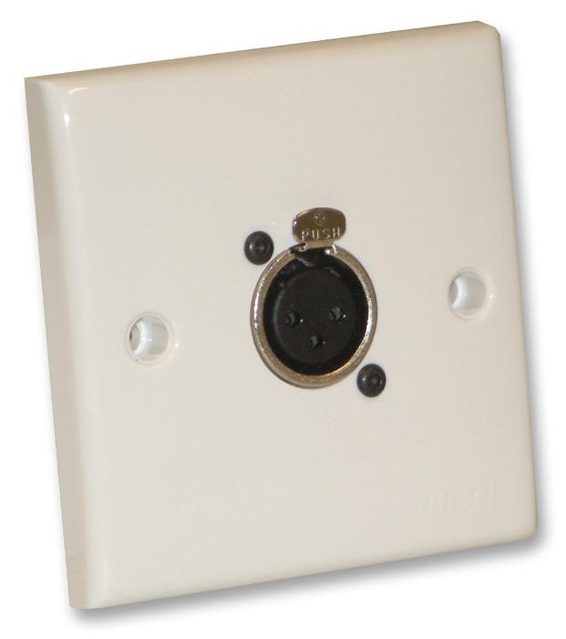 F267ZB WALL PLATE, XLR SOCKET EAGLE