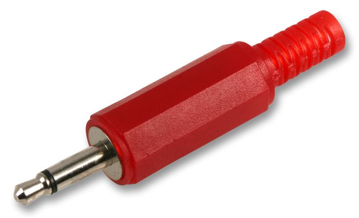 PSG08319 3.5MM JACK PLUG, MONO, RED, PK2 PRO SIGNAL