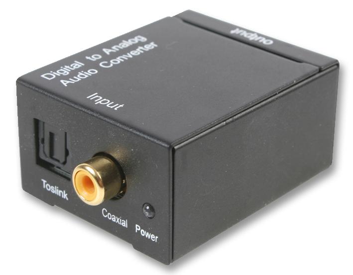 PSG03497 AUDIO CONVERTER, OPTICAL/COAX TO R/L PRO SIGNAL