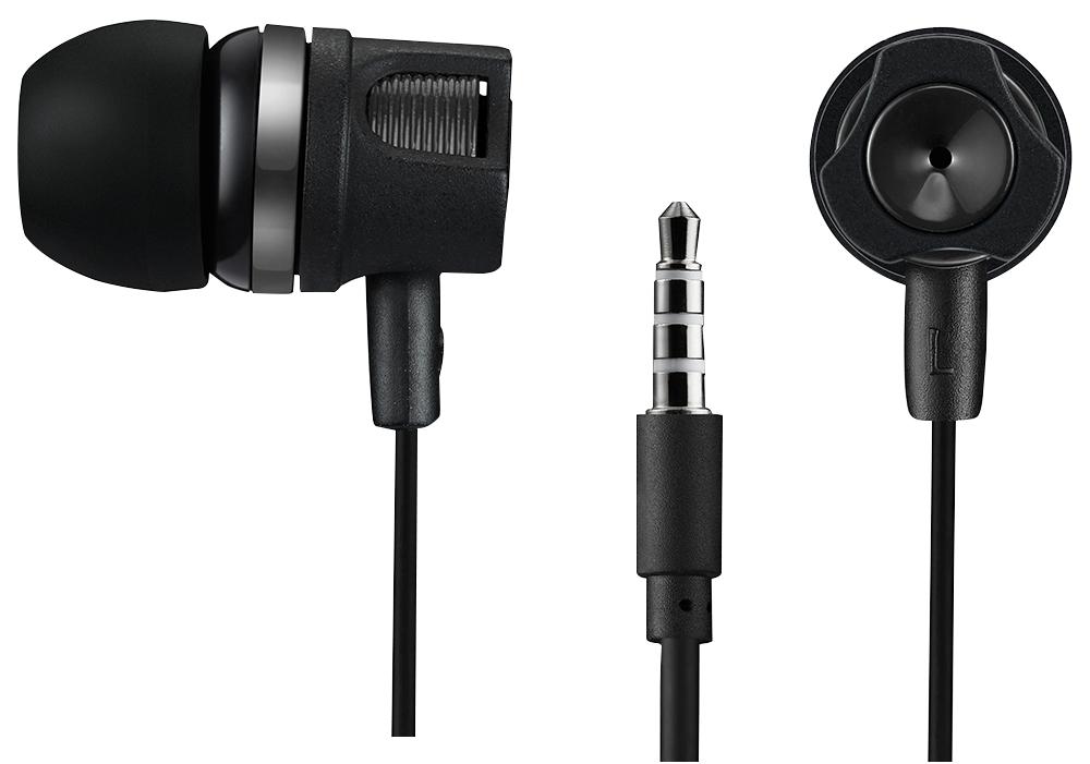 CNE-CEP3DG EARPHONES WITH MICROPHONE, DARK GREY CANYON