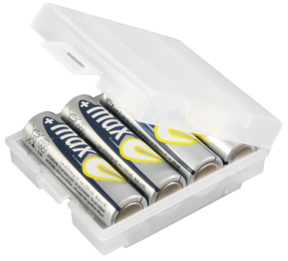 4000740 BATTERY CASE, 4X AA/AAA ANSMANN