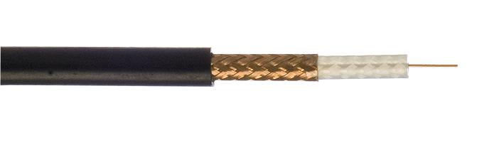 490101-LSZH CABLE, COAX RG59B/U LSZH BLACK 100M WEBRO