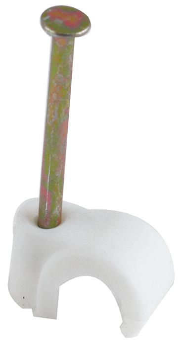 77CW07P ROUND PLUS CLIPS 7 - 8MM WHITE 100/PK TOWER