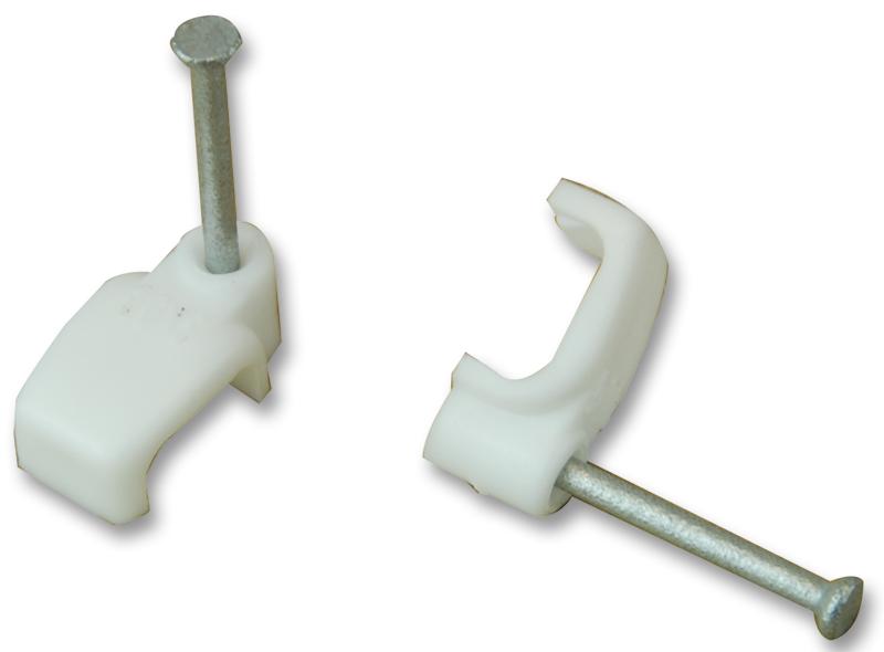 ZZV44159 CABLE CLIP, POLYPROPYLENE, 2.5MM, WHITE UNIFIX