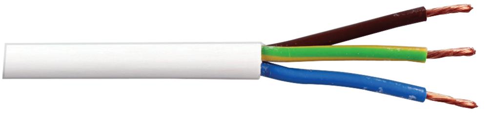 PEL01142 CABLE 3183Y 1.50MM WHT 10M PRO ELEC