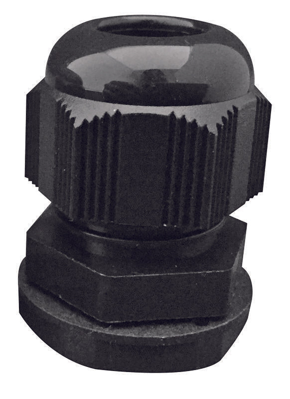 ACGPG29BLK CABLE GLAND PG29 NYLON BLACK 10/PK CONCORDIA TECHNOLOGIES