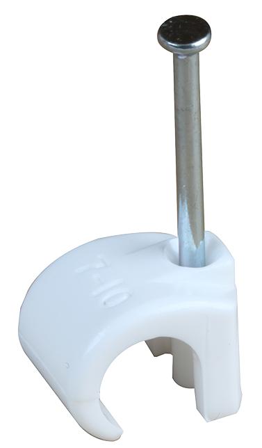 ARC18 CABLE CLIP 22-26MM ROUND WHITE 50/PK CONCORDIA TECHNOLOGIES