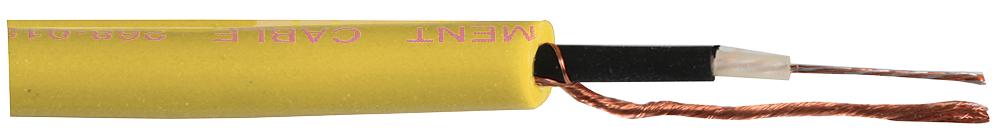 268-074-040 INSTRUMENT CABLE YELLOW, 100M VAN DAMME