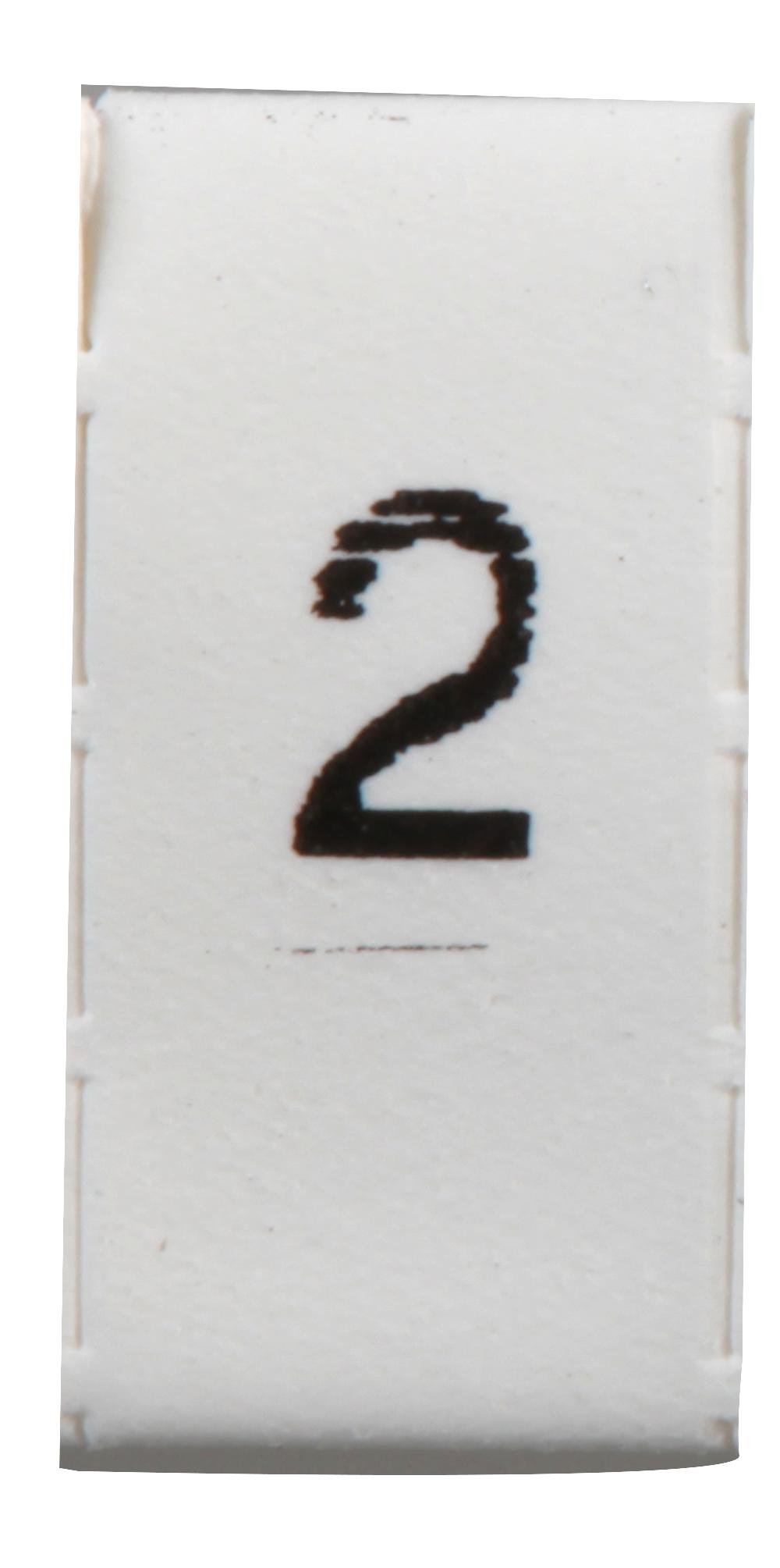 LHS6-2TW/2 CABLE MARKER, H/S, 6/2, 2, PK100 PRO POWER