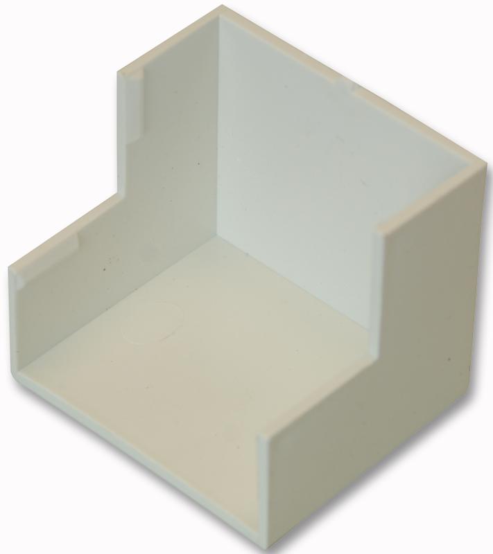 MT38/EA MINI TRUNKING EXT ANGLE, 38X16MM, WHT PRO POWER