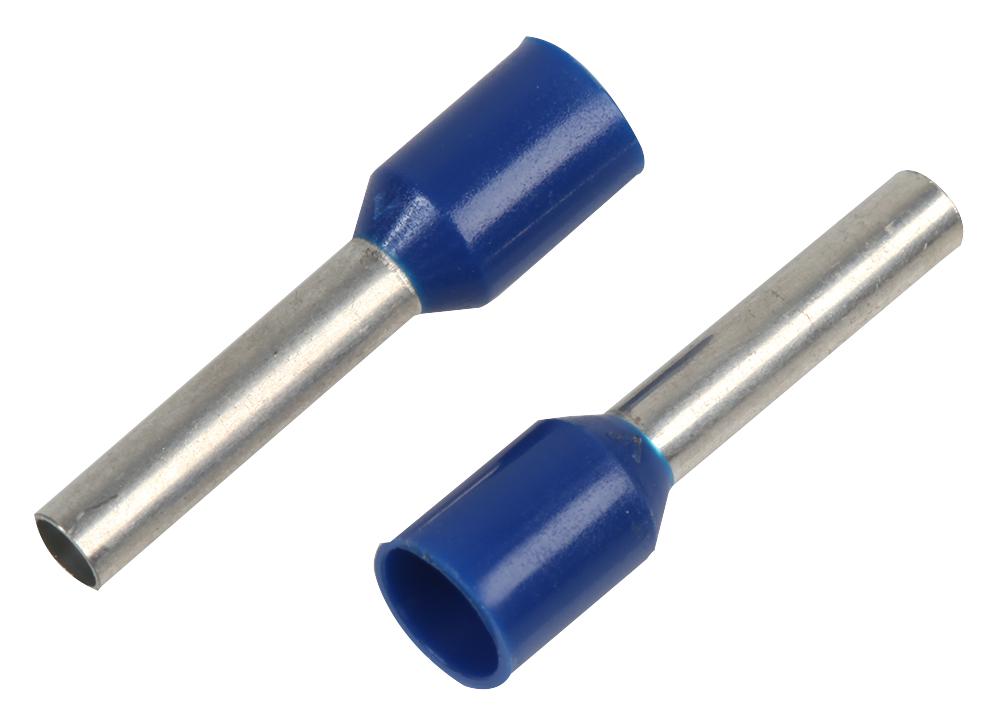 PET2525 GERMAN SINGLE FERRULE 2.50MM BLUE, PK100 PRO POWER