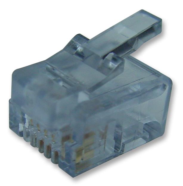 101-040600-14 RJ11 CONN, PLUG, 6P4C, 1PORT, CAT5, PK10 SENTINEL