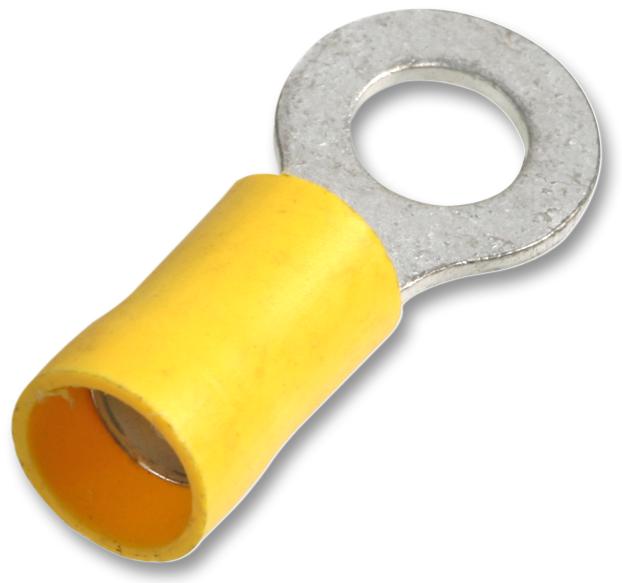 ST5-6.0 10PK RING TERMINAL YELLOW M6 48A 10/PK PRO POWER