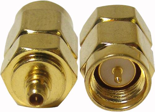 ADP-SMAM-MMCXM ADAPTOR, MMCX MALE TO SMA MALE RF SOLUTIONS