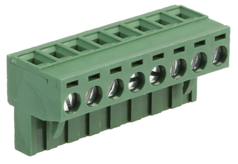 MC000141 TERMINAL BLOCK, PLUGGABLE, 8POS, 12AWG MULTICOMP PRO