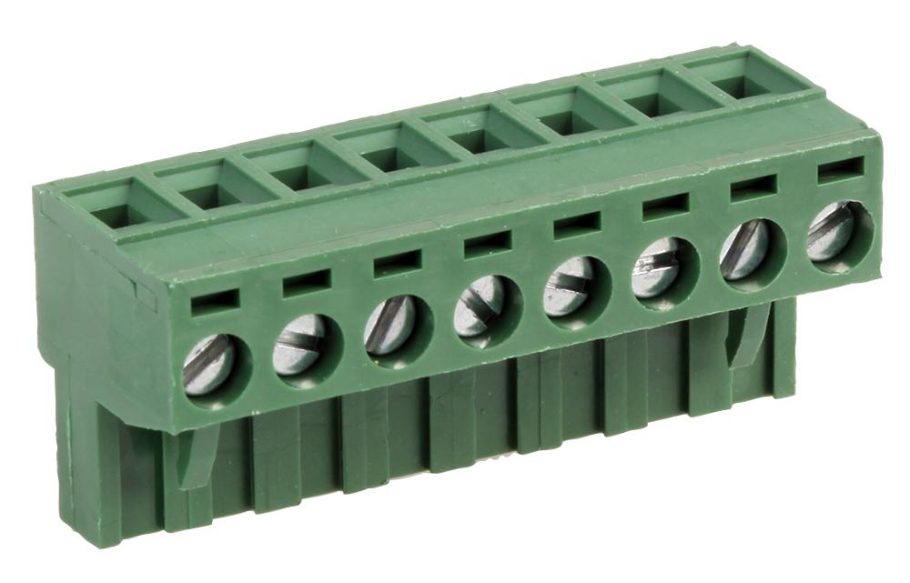 MC000181 TERMINAL BLOCK, PLUGGABLE, 8POS, 12AWG MULTICOMP PRO