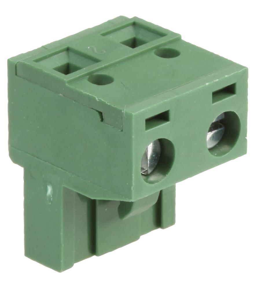 MC000216 TERMINAL BLOCK, PLUGGABLE, 2POS, 14AWG MULTICOMP PRO