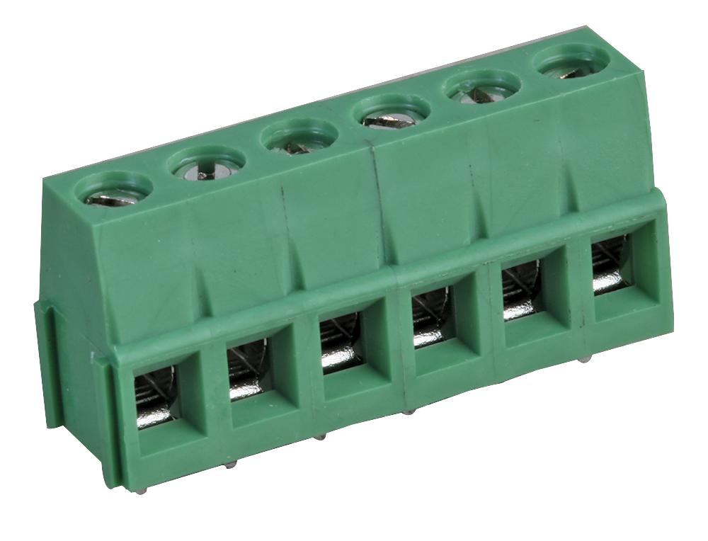 MC000038 TERMINAL BLOCK, WIRE TO BRD, 6POS, 12AWG MULTICOMP PRO