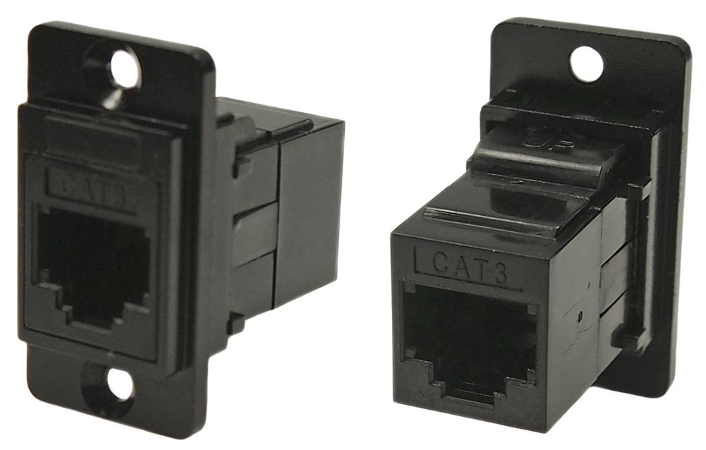 CP30723MB ADAPTR, RJ11 JACK-JACK, 6P4C, CAT3, CSK CLIFF ELECTRONIC COMPONENTS