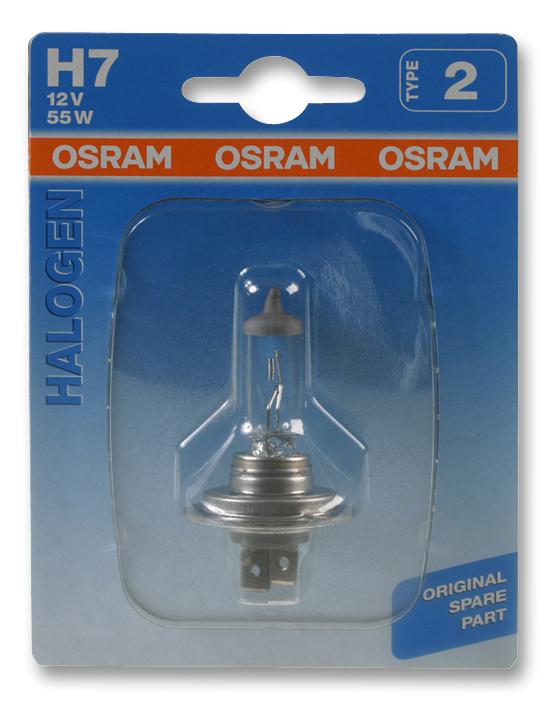 H499BL HEADLAMP, H7 499 12V 55W PX26D OSRAM