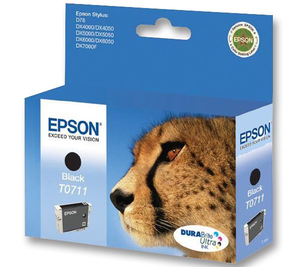 T0711 CARTRIDGE, EPSON T071140, BLK EPSON