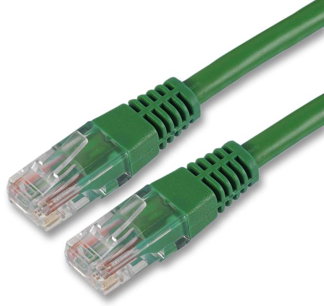 PS11018 PATCH LEAD, CAT 5E, 0.5M GREEN PRO SIGNAL