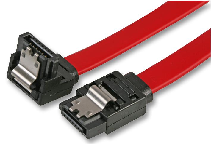 SATA4 LEAD, SATA II,LOCKING,1X 90 DEG, 0.45M PRO SIGNAL