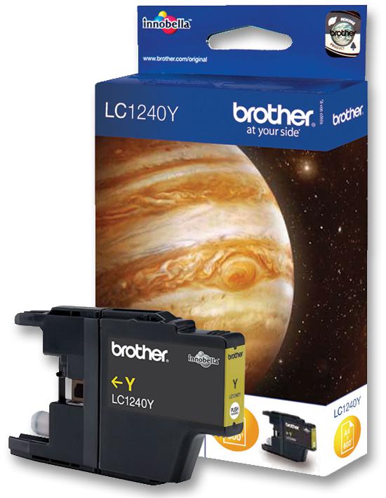 LC1240Y INK CARTRIDGE, LC1240Y, ORIGINAL BROTHER