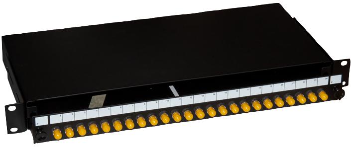 009-023-009-24 ST FIBRE PATCH PANEL, 24PORT, 1U CONNECTIX CABLING SYSTEMS