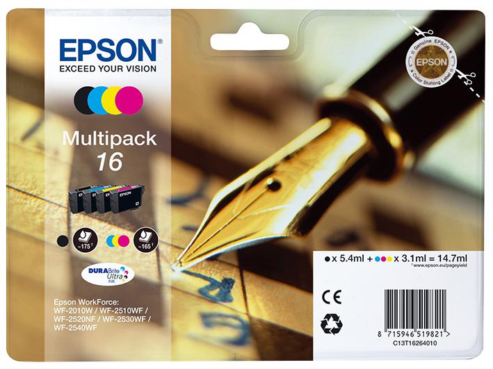 C13T16264010 INK CARTRIDGE, ORIGINAL, MULTIPLE, EPSON EPSON