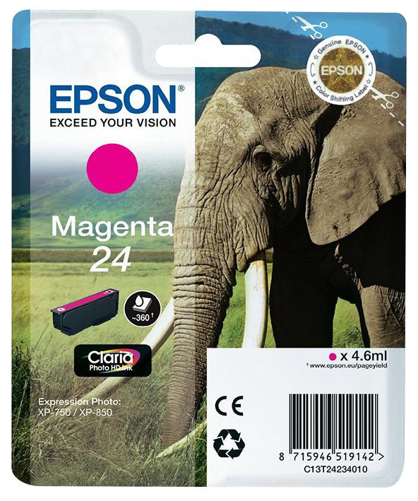 C13T24234010 INK CARTRIDGE, T2423, MAGENTA, EPSON EPSON