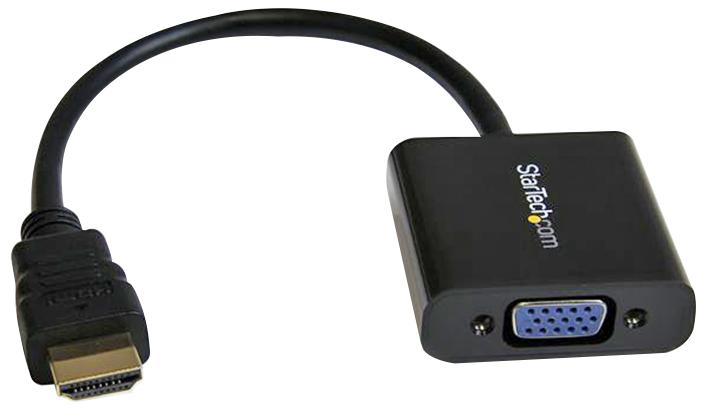 HD2VGAE2 ADAPTER, HDMI PLUG-VGA RCPT, 1WAY STARTECH
