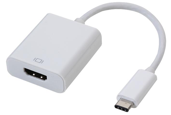PSG91193 ADAPTER, USB3.1 TYPE C - HDMI WHITE PRO SIGNAL