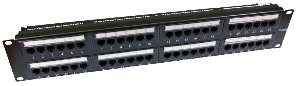 UT-899248 PATCH PANEL, CAT 5E, 2U, 48 PORT PRO SIGNAL