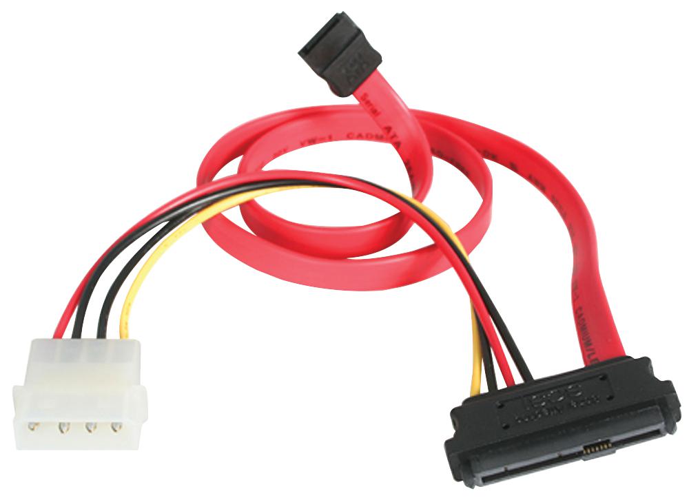SAS729PW18 CABLE, 29 PIN SAS-SATA, LP4 POWER STARTECH