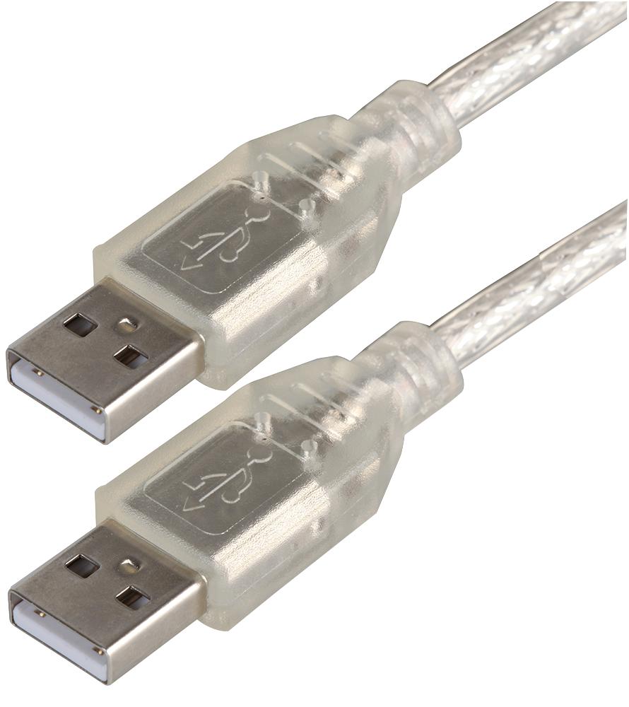 PSG91441 LEAD, USB2.0 A MALE-A MALE, CLEAR 3M PRO SIGNAL
