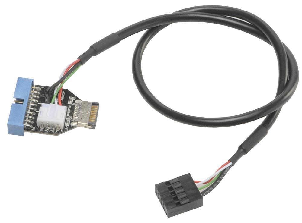 AK-CBUB38-40BK USB3.1 19 PIN MOTHERBOARD HEADER CABLE AKASA