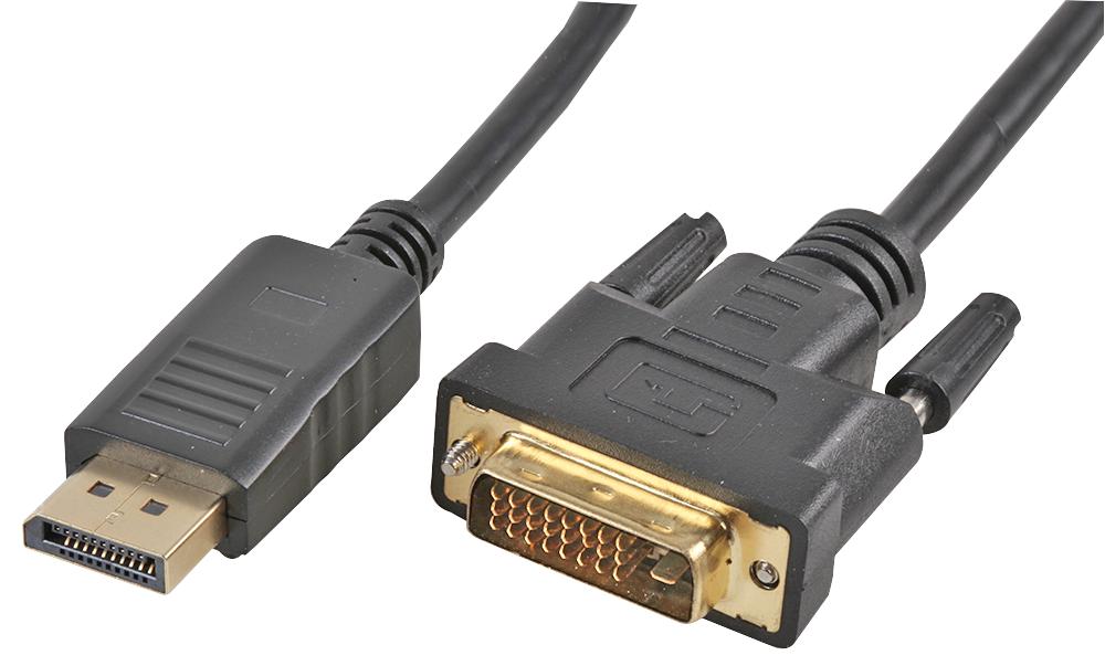 PSG91577 LEAD, DISPLAYPORT - DVI-D, MALE-MALE, 1M PRO SIGNAL