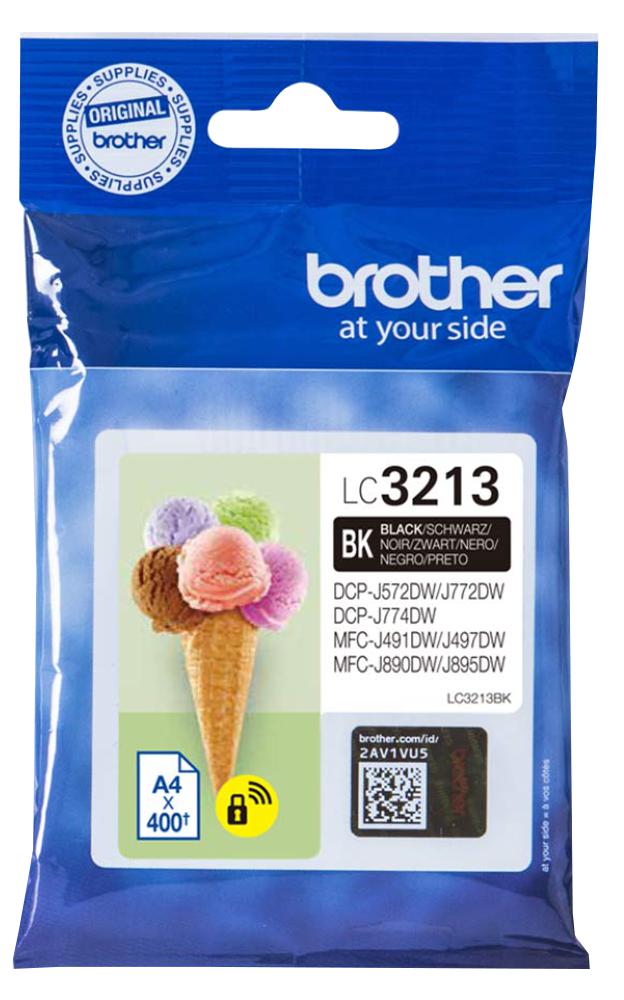 LC3213BK INK CART, LC3213BK, BLACK, BROTHER BROTHER