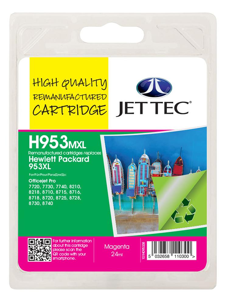101H095338 INK CART, REMANUFACTURED HP953MXL JET TEC