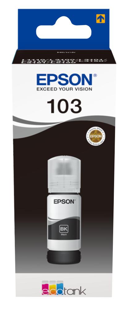 C13T00S14A10 INK CARTRIDGE, ECOTANK, 103, BLACK EPSON