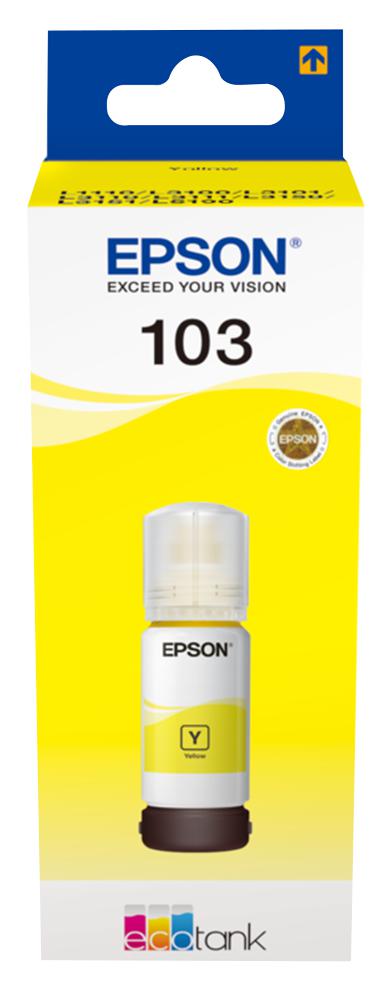 C13T00S44A10 INK CARTRIDGE, ECOTANK, 103, YELLOW EPSON