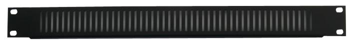 RPV1 19" RACK PANEL, VENTED, 1U PULSE