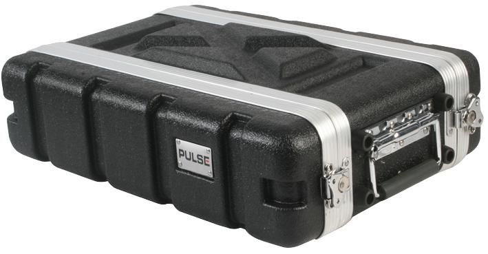 ABS-2US FLIGHT CASE, ABS 19" 2U SHORT PULSE