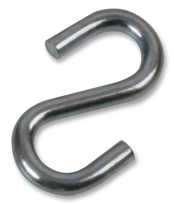 D01187 HOOK, S, ZINC, 1.1/2IN (PK10) DURATOOL